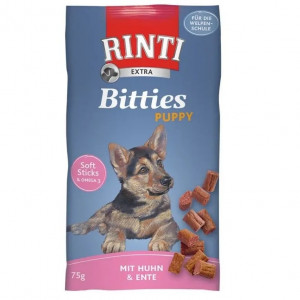 RINTI Bitties Puppy Chicken with duck - pamlsek pro psa - 75g