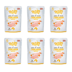 TUF TUF with chicken and carrot - vlhké krmivo pro psy - 6x300g