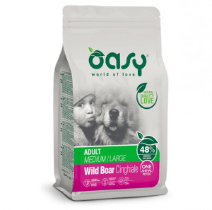 OASY One Animal Protein Adult Medium/Large Wild Boar - suché krmivo pro psy - 12kg