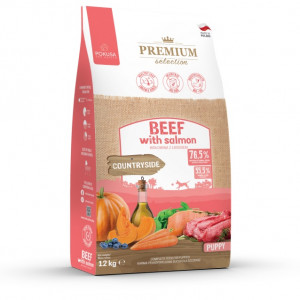 POKUSA Premium Selection Puppy Beef with salmon - suché krmivo pro psy - 12kg