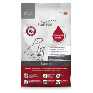 PLATINUM Adult Lamb - polovlhké krmivo pro psy - 1,5kg