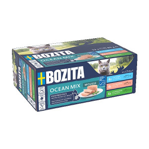 BOZITA Mousse Mix Ocean - mokré krmivo pro kočky - 12x85g