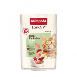 ANIMONDA Carny Adult Chicken and rabbit - mokré krmivo pro kočky - 85g