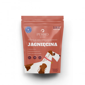 PERRO Gourmet Lamb Cold-pressed - suché krmivo pro psy - 1kg