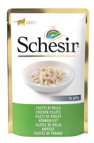 SCHESIR in jelly Chicken fillet - mokré krmivo pro kočky - 85 g
