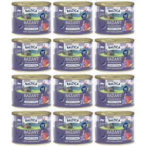 BALTICA Chuť regionů Mono Bažant - mokré krmivo pro kočky - 12x185g