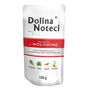 Dolina Noteci Premium bohaté na hovězí maso - mokré krmivo pro psy - 150g