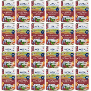 BALTICA Chutě regionů Mono Hovězí s petrželí - mokré krmivo pro psy - 24x400g
