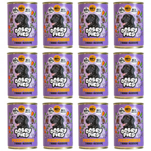 DOBRY PIES Quail with mango and fenugreek - vlhké krmivo pro psy - 12x400g
