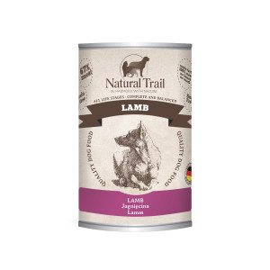 NATURAL TRAIL Jehněčí - mokré krmivo pro psy - 400g