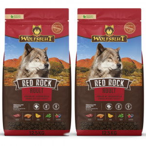 WOLFSBLUT Red Rock Kangaroo with sweet potatoes - suché krmivo pro psy - 2x12,5kg