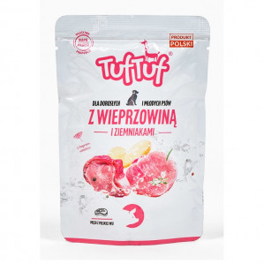 TUF TUF Minced pork with potatoes - vlhké krmivo pro psy - 500g