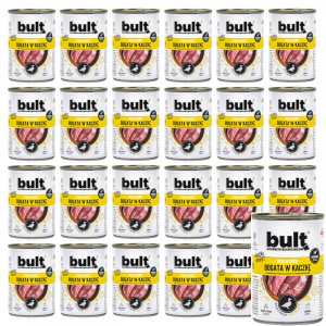 BULT Rich in duck - vlhké krmivo pro psy - 24x400g