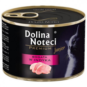 DOLINA NOTECI Premium Junior Rich in turkey - mokré krmivo pro kočky - 185g