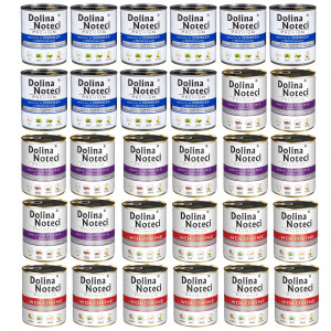 DOLINA NOTECI Premium MIX 3 příchutí – mokré krmivo pro psy – 30×800g