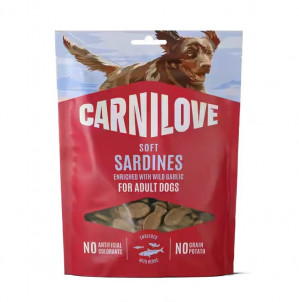CARNILOVE Soft Sardines enriched with wild garlic - pamlsek pro psa - 200g