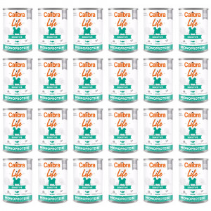 CALIBRA Dog Life Sensitive Losos s rýží - mokré krmivo pro psy - 24x400g