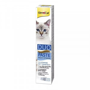 GIMCAT Duo Paste Multi-vitamin s tuňákem – pamlsek pro kočku – 50g