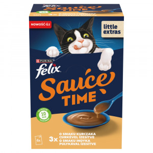 PURINA Felix Sauce Time Box - mokré krmivo pro kočky - 6x40g