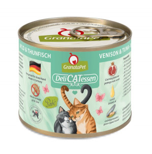 GRANATAPET DeliCATessen Venison and tuna - mokré krmivo pro kočky - 200g