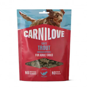 CARNILOVE Soft Trout enriched with dill - pamlsek pro psa - 200g