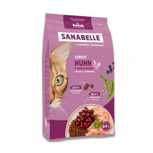 BOSCH Sanabelle Life Senior chicken & cranberries - suché krmivo pro kočky - 8kg
