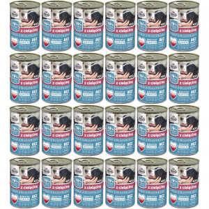 FRENDI s telecím masem kousky v jemné omáčce - mokré krmivo pro psy - 24x400g