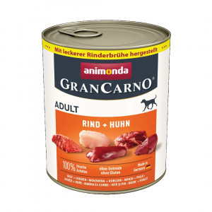 ANIMONDA GranCarno Adult Beef with chicken - vlhké krmivo pro psy - 800g
