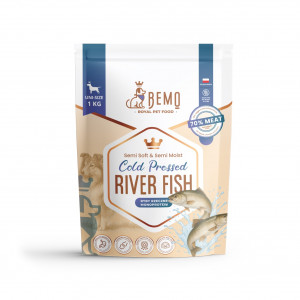 BEMO Cold Pressed River Fish Mono - suché krmivo pro psy - 1kg