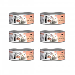 BULTI Rich in salmon - mokré krmivo pro kočky - 6x85g