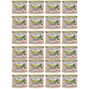 BALTICA Chuť regionů Mono Kuře - mokré krmivo pro kočky - 24x185g