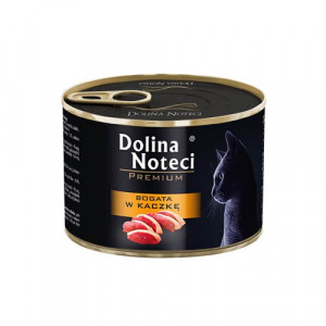 DOLINA NOTECI Premium Rich in duck - mokré krmivo pro kočky - 185g