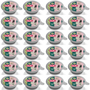 FOLK Kitten Jemné krůtí jídlo pro kotě – mokré krmivo pro kočky – 24x85g