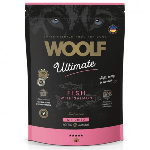 WOOLF Ultimate soft Salmon - polovlhké krmivo pro psy - 1kg