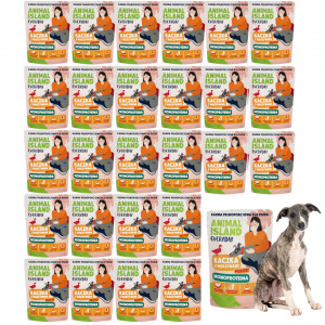ANIMAL ISLAND Everyday monoproteinové kachní - mokré krmivo pro psy - 27x300g