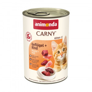 ANIMONDA Carny Kitten Poultry Beef - mokré krmivo pro kočky - 400 g 
