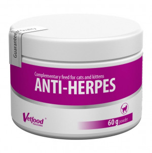 VETFOOD Anti-Herpes - potravinové doplňky pro kočky - 60g