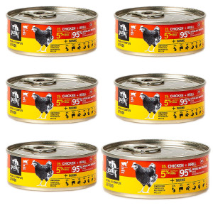 3COTY Chicken with krill - mokré krmivo pro kočky - 6x80g
