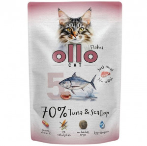 OLLO Cat No. 5 Tuna and scallop - mokré krmivo pro kočky - 85g