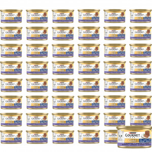 PURINA Gourmet Gold Mousse with lamb - mokré krmivo pro kočky - 48x85g