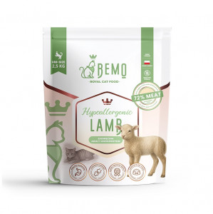 BEMO Cat Hypoallergenic Lamb - suché krmivo pro kočky - 2,5kg