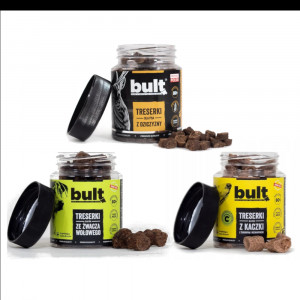 BULT Treserky MIX 3 Příchutí – pochoutka pro psy – 3x150g