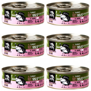 3COTY Turkey with chlorella Sterilised and overweight cats - mokré krmivo pro kočky - 6x80g