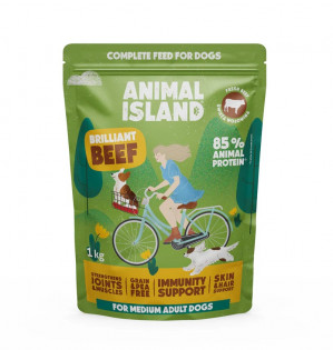 ANIMAL ISLAND Beef - suché krmivo pro psy - 1kg