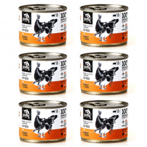 3COTY 14. Turkey and duck - mokré krmivo pro kočky - 6x180g