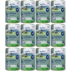 BALTICA Chutě regionů Mono Srnčí s borůvkami - mokré krmivo pro psy - 12x400g