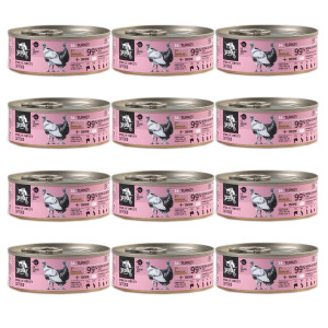3COTY Turkey Senior - mokré krmivo pro kočky - 12x80g