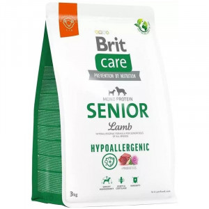 BRIT Care Hypoallergenic Senior Lamb with rice - suché krmivo pro psy - 3kg