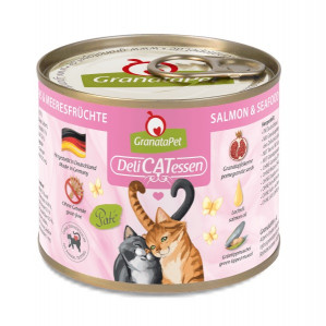 GRANATAPET DeliCATessen salmon and seafood - mokré krmivo pro kočky - 200g