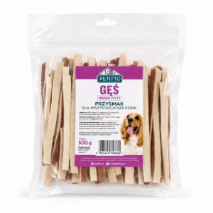 PETITTO Soft goose sandwiches - pamlsek pro psa - 500g